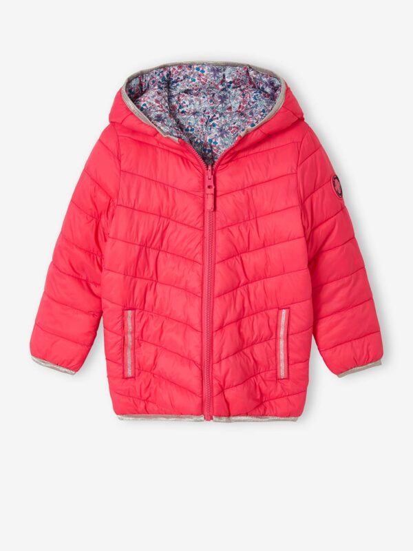 Vertbaudet Wendbare Mädchen Light-Steppjacke