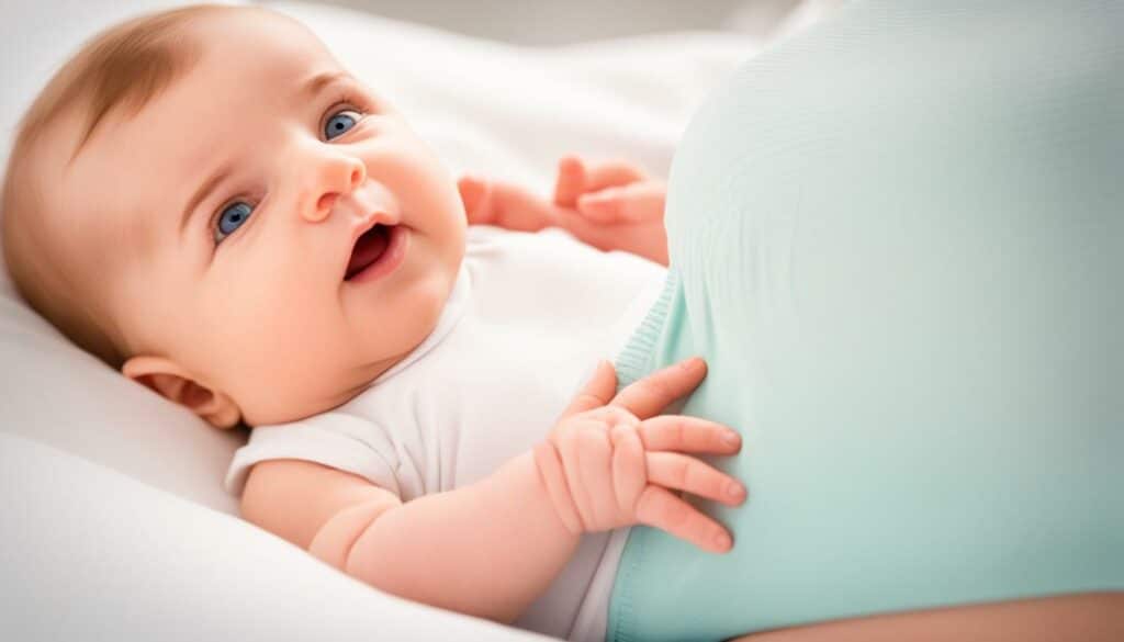 Diastase-Symptome bei Neugeborenen