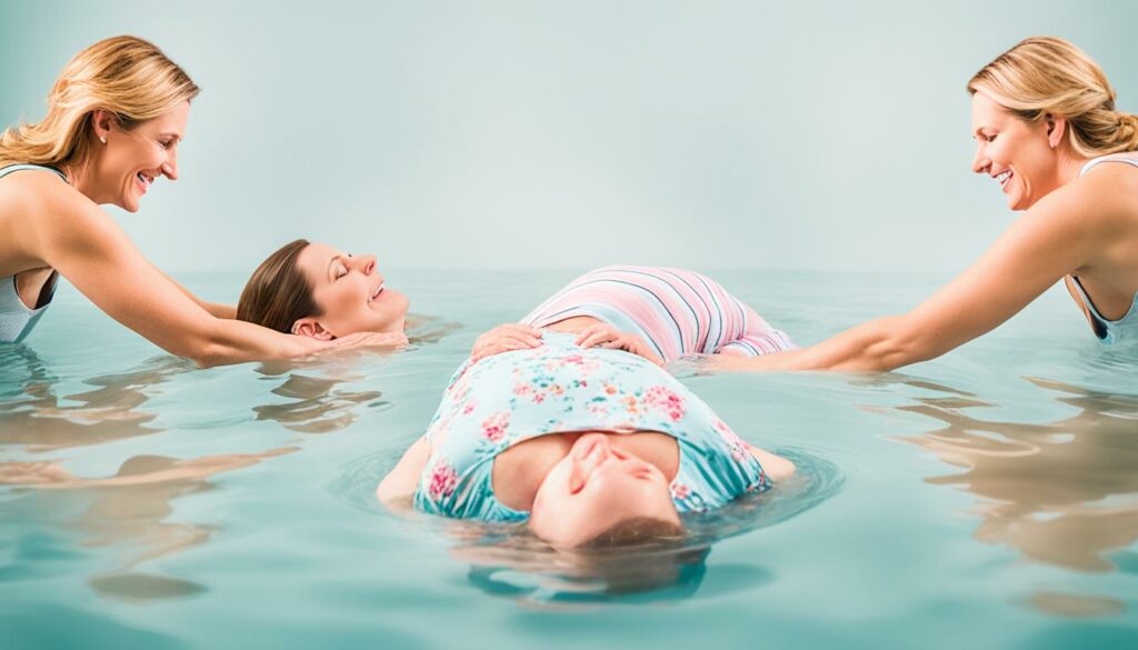 Geburtspositionen - Stehen, liegen oder im Wasser?