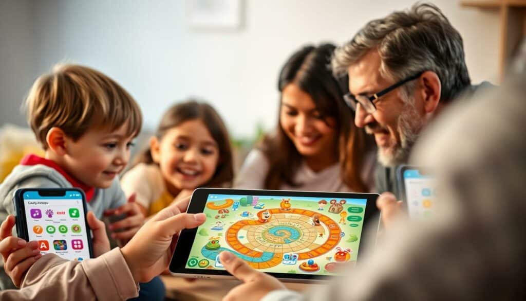 Familienspiel-Apps